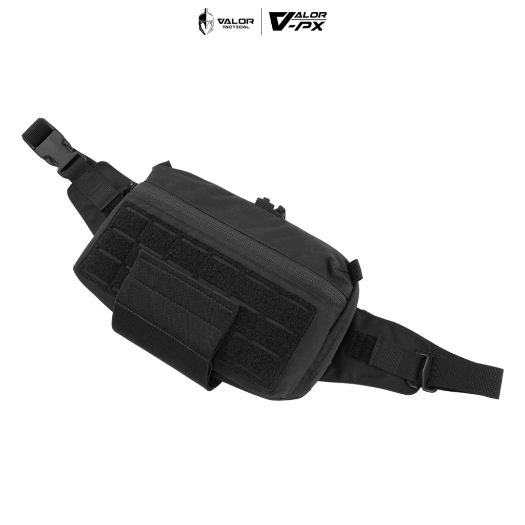 VALOR PX - Switch Tac-Bag กระเป๋าคาดเอว คาดอก กระเป๋าทหาร ผ้า Cordura 500D เพิ่ม ตีนตุ๊กแก Molle ติดอุปกรณ์เพิ่มได้