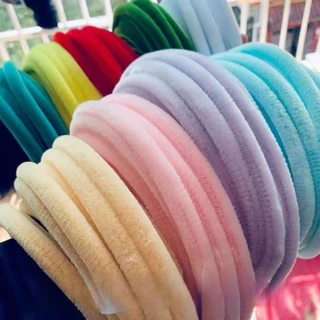 ลวดกำมะหยี่ DIY 8มม 100ชิ้น ลวดกํามะหยี่ขนฟู เส้นขนฟู ลวดกำมะหยี่หนาพิเศษ ทำงานฝีมือ