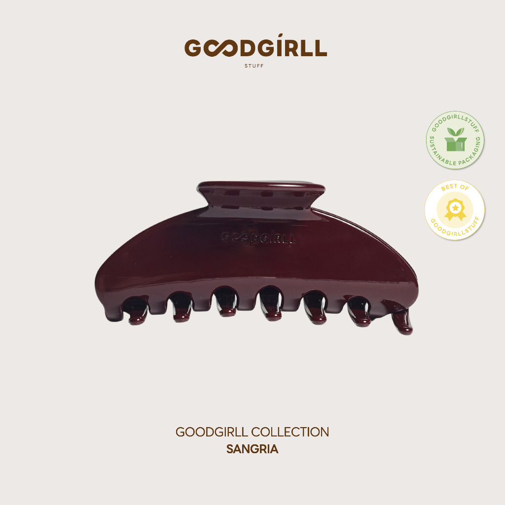 GOODGIRLLSTUFF | Goodgirll Claw Clip in Sangria (ขนาด 10x4.5 cm.) (Coming on 29 APR)