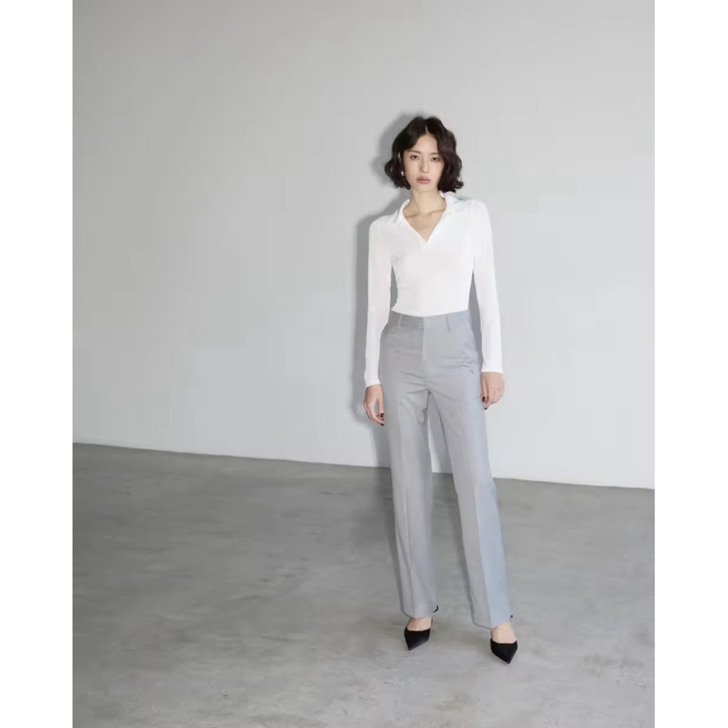 AIMER - Classic Long Sleeve Polo เสื้อโปโล