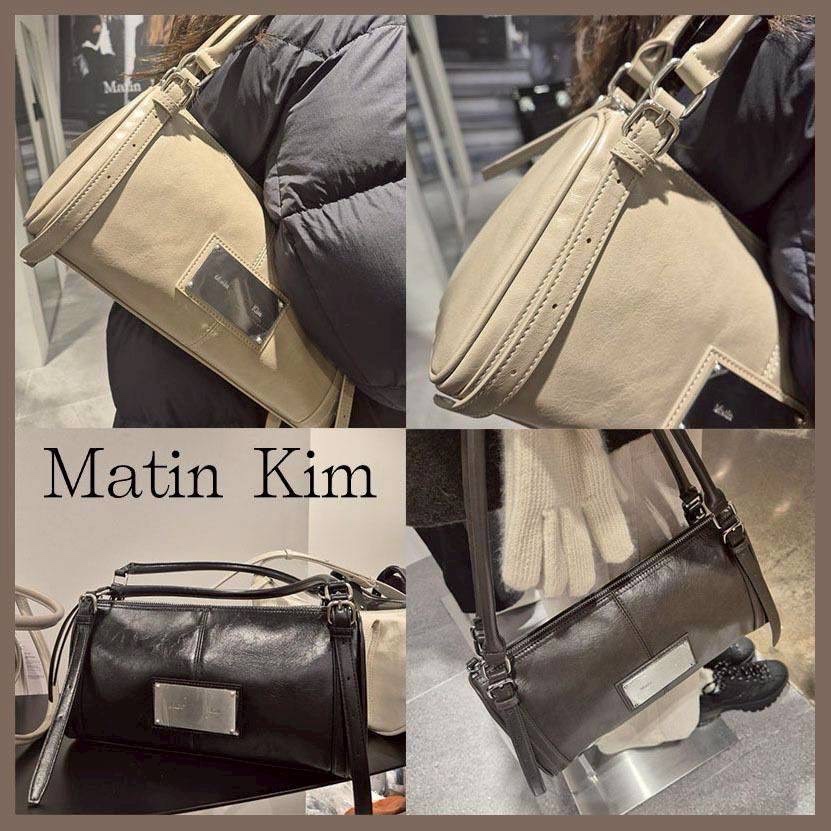 martin kim BUCKLE STRAP SHOULDER BAG