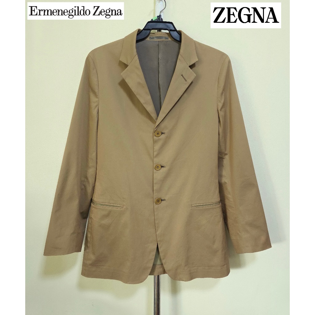 Ermenegildo Zegna เสื้อสูท สีน้ำตาลกาแฟ อก 39 นิ้ว มือสอง