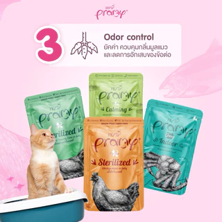 [โหล] Pramy พรามี่ อาหารเปียกแมว สูตรสำหรับแมวทุกวัย ขนาด 70gx12ซอง