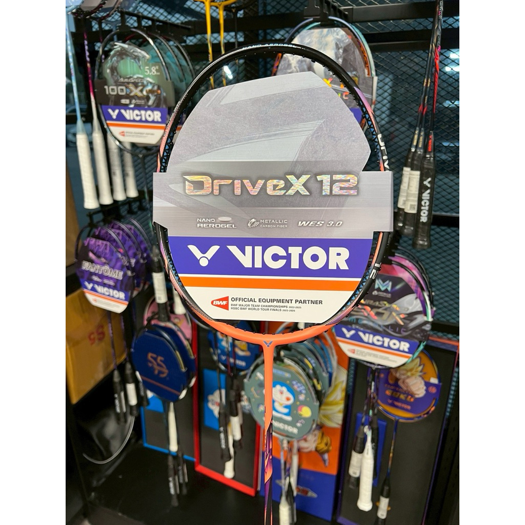 VICTOR 4U Drive X 12 | DX-12 ไม้ตำนาน ไม้แบดมินตันวิกเตอร์ แถมเอ็น แถมกริป ขึ้นเอ็นฟรี