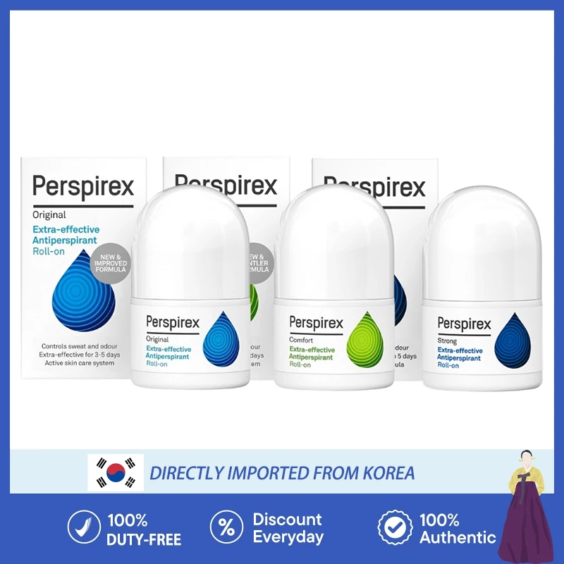 💙Perspirex💙 Roll-On Original 20ml โรลออนระงับเหงื่อ ป้องกันเหงื่อ ลูกกลิ้งระงับกลิ่นกาย ลูกกลิ้งขจัดเหงื่อ