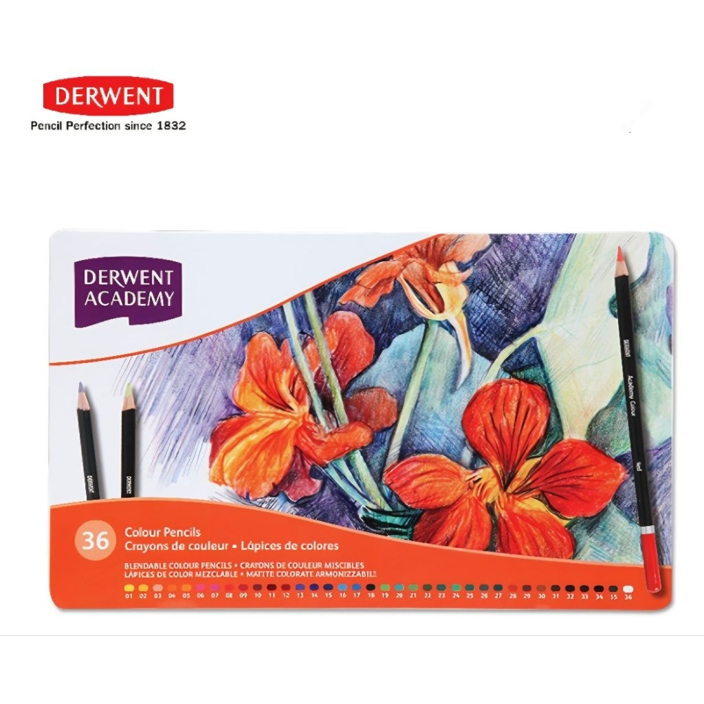 สีไม้ creative pl แบบกล่องเหล็ก 36 สี