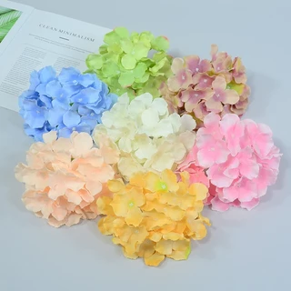 23cm ดอกไม้ประดิษฐ์ไฮเดรนเยีย ตกแต่งงานเฉลิมฉลอง ของตกแต่งบ้าน ใช้ตกแต่งห้องนั่งเล่น หรือวันปีใหม่