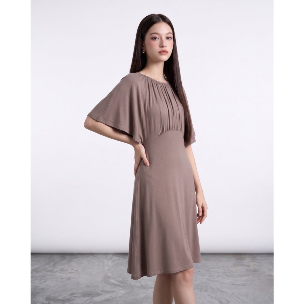 Nitan (นิทาน) ชุดเดรสให้นมบุตรดีไซน์สุดคลาสสิก รุ่น Anemone Maternity and Nursing Dress