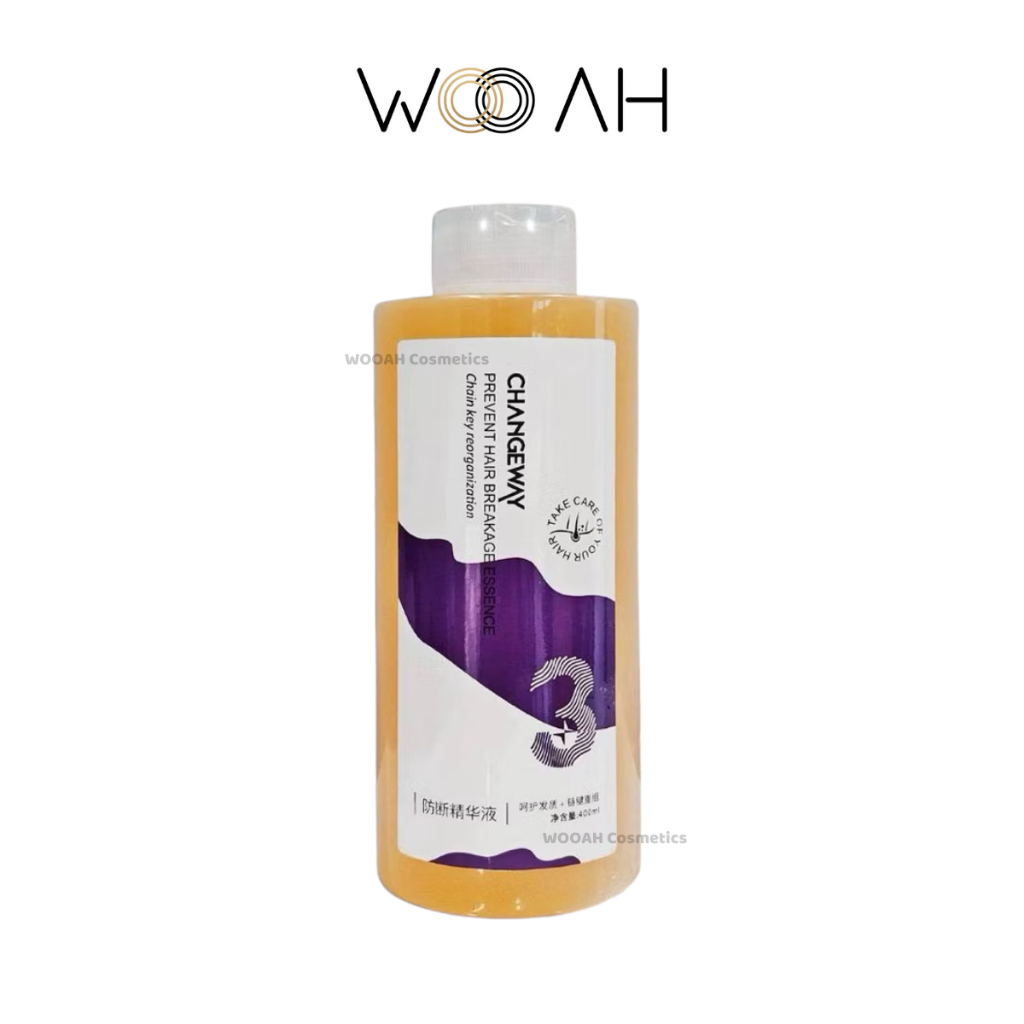 Changeway 3+ Prevent Hair Breakage Essence 400 ml. ทรีพลัส เชนส์เวย์ พรีเวนท์ แฮี์ เบรกเกจ เอสเซนส์