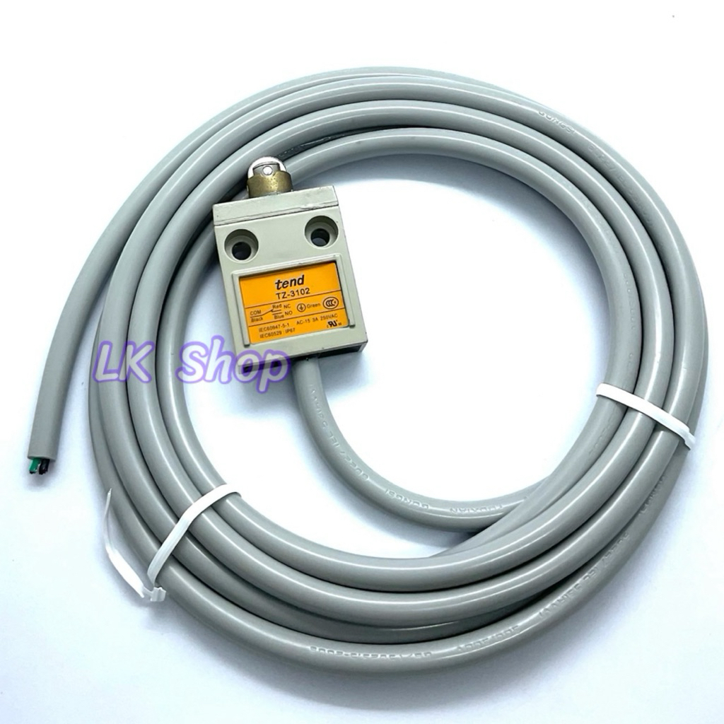 TZ-3102 Tend Limit Switch สายยาว 2M 1NO 1NC 3A 250VAC ลิมิต สวิตช์ มี4สาย พร้อมส่ง