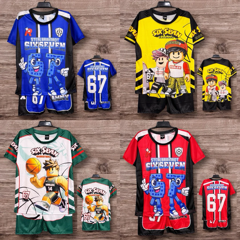 ชุดเด็ก ชุดเด็กพิมพ์ลายเสื้อ+กางเกง
