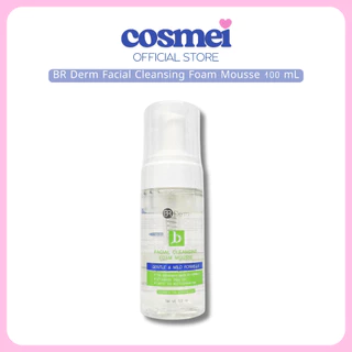 BR Derm Facial Cleansing Foam Mousse 100 mL | บีอาร์เดิร์ม เฟเซียล คลีนซิ่ง โฟมมูสทำความสะอาดหน้า