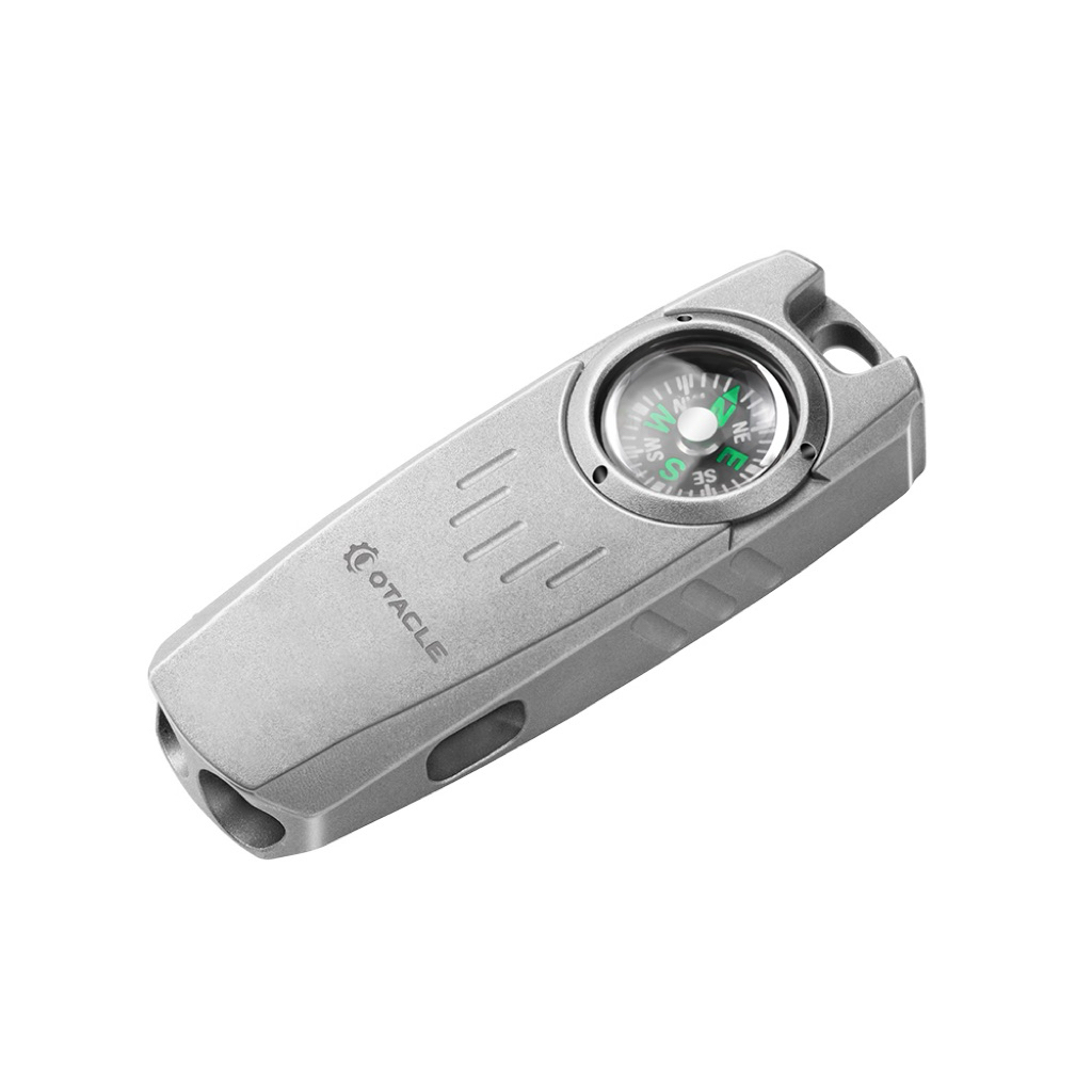 Olight OKNIFE Owhistle 2 Titanium EDC นกหวีดพร้อมเข็มทิศในตัว พวงกุญแจอเนกประสงค์ ของแท้ ใหม่ ✅ ราคา ถูกที่สุด ดีลบีเคเค แกลเลอรีภาพที่ 5