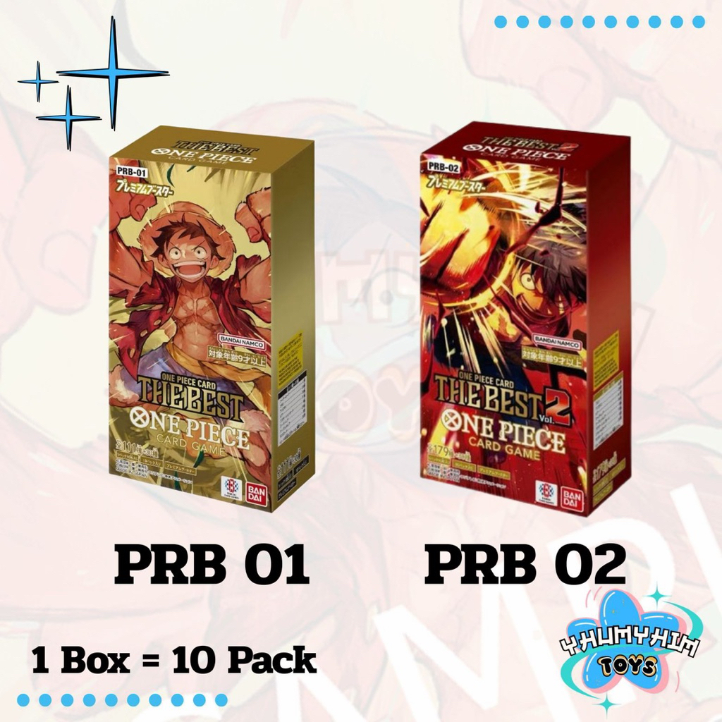 🔥พร้อมส่งในไทย🔥การ์ดเกมวันพีช PRB-01/PRB-02 One Piece Card Game ของแท้ส่ง  ฉันจะเป็นโจรสลัดให้ได้เลย