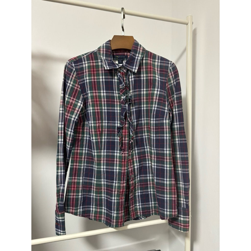 Tommy Hilfiger เสื้อเชิ้ตลายสก็อต