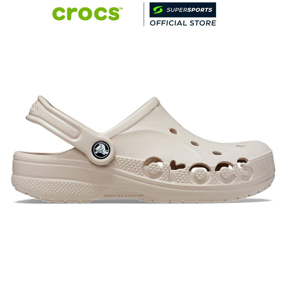 คร็อกส์รองเท้าแตะลำลอง ทุกสไตล์ CROCS Baya Clog รองเท้าลำลองผู้ใหญ่ BLACK/BONE/WHITE/QUARTZ ผิวรองเท้าเรียบเนียน ไม่ขัดผ