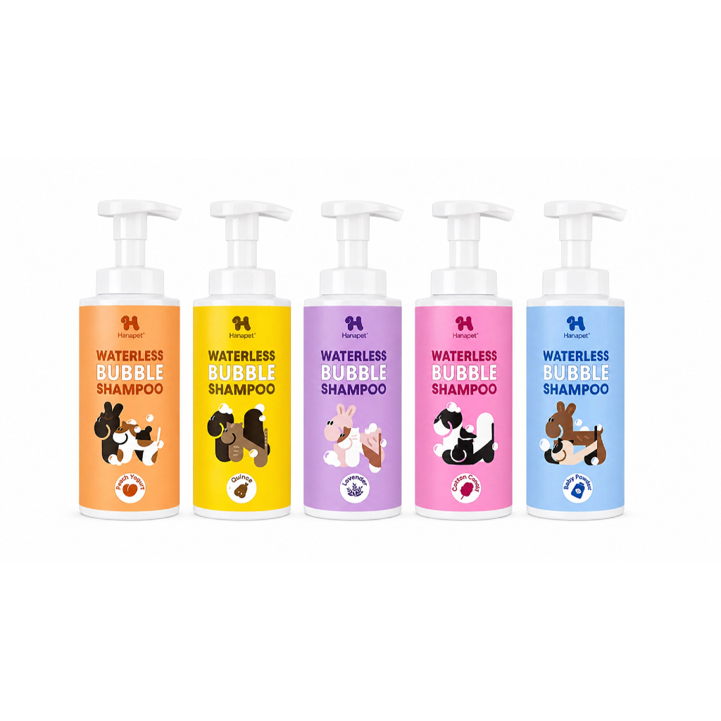 Hana Pet waterless bubble shampoo 320ml