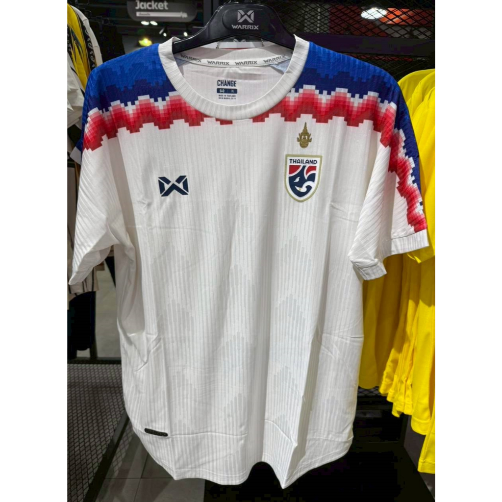 ของแท้ WARRIX เสื้อฟุตบอลทีมชาติไทย เกรดนักเตะแท้ THAILAND FOOTBALL JERSEY 2023/24 REPLICA