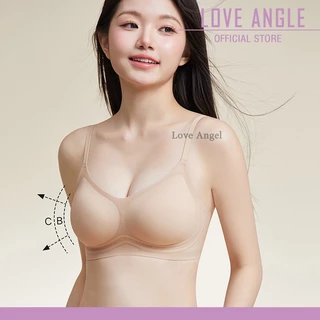 Love Angel เสื้อในไร้ขอบ Bra เจลลี่บรา บาง ผ้าไหมน้ำแข็ง ชุดชั้นในไร้รอยต่อ เนื้อผ้านิ่ม เก็บทรงดี M-2XL 2601