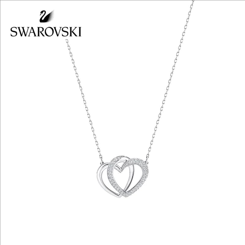 Swarovski สวารอฟสกี้ หัวใจเดียวกัน สร้อยคอ Fashion Necklace สร้อยคอจี้หัวใจ แท้ 100% – โปรปัง