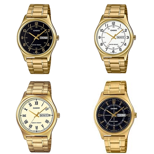 CASIO นาฬิกาข้อมือผู้ชาย สายสแตนเลส รุ่น MTP-V006G,MTP-V006G-1B,MTP-V006G-7B,MTP-V006G-9B,MTP-V006G-