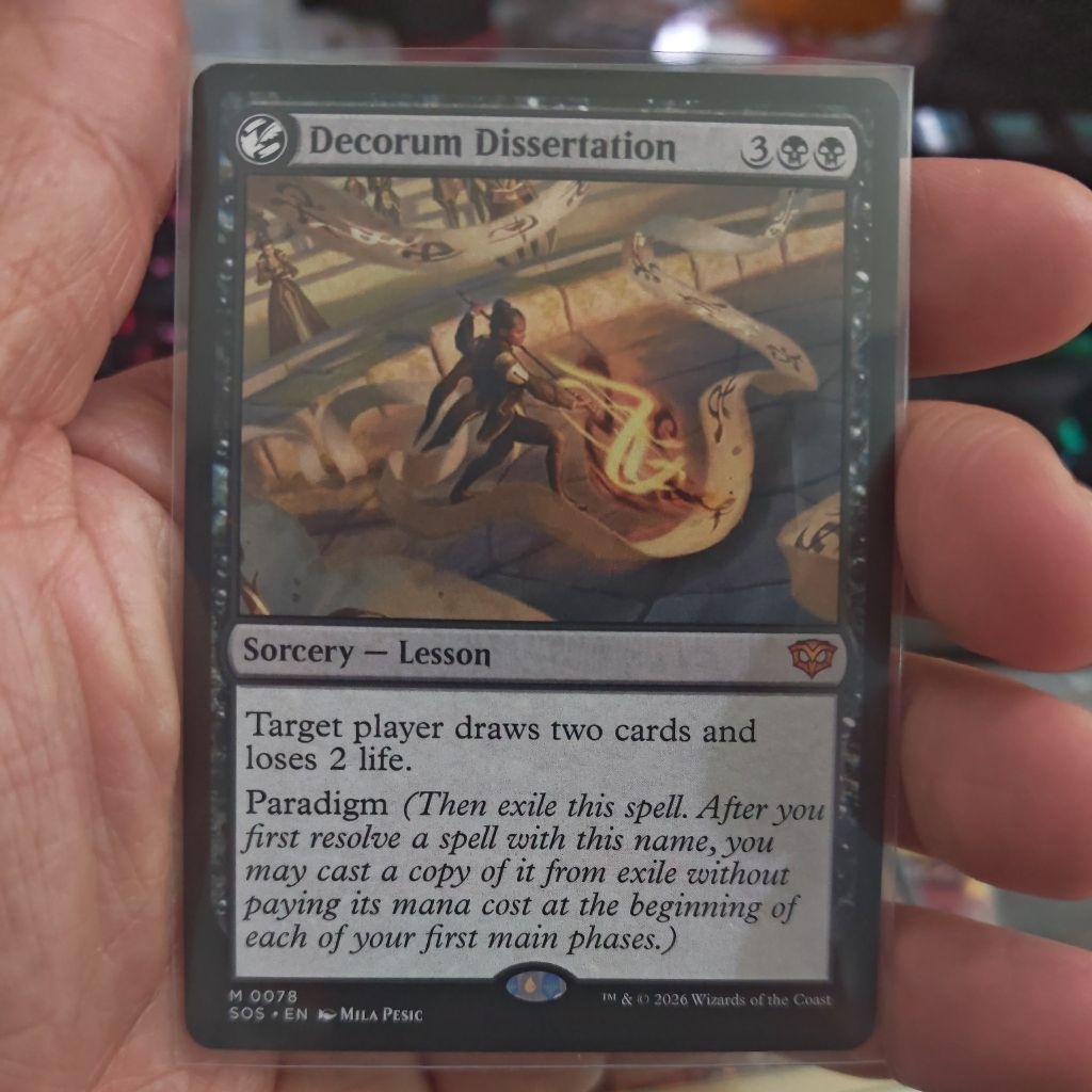 Decorum Dissertation MTG Single Card