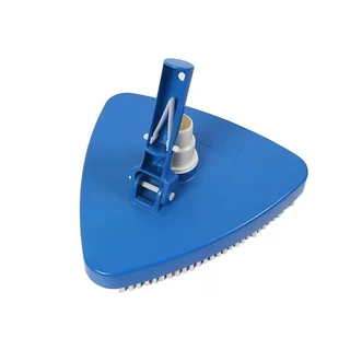 หัวดูดตะกอนสระว่ายน้ำทรงสามเหลี่ยม แปรงรอบด้าน Triangle Vacuum head for swimming pool