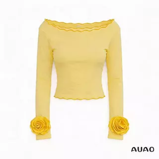 EAV เซตเสื้อแขนยาวเปิดไหล่ 2 แบบ ใส่ได้ทั้งไหล่เดียว/เปิดไหล่ ทรงเข้ารูป ใส่แล้วผอม เย็นสบาย พร้อมส่งกรุงเทพ