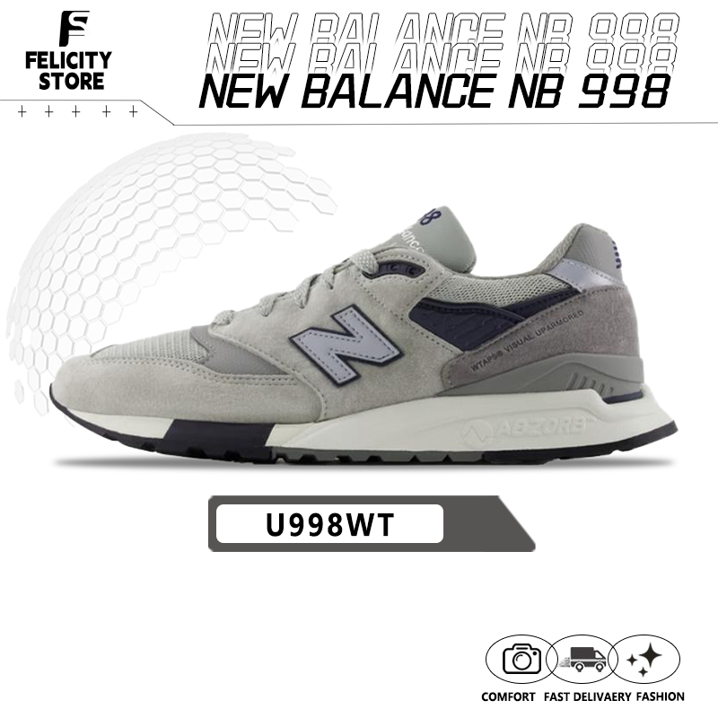 ของแท้ 100%▶ WTAPS x  New Balance NB 998 WT Made in USA รองเท้ากีฬา U998WT🍫