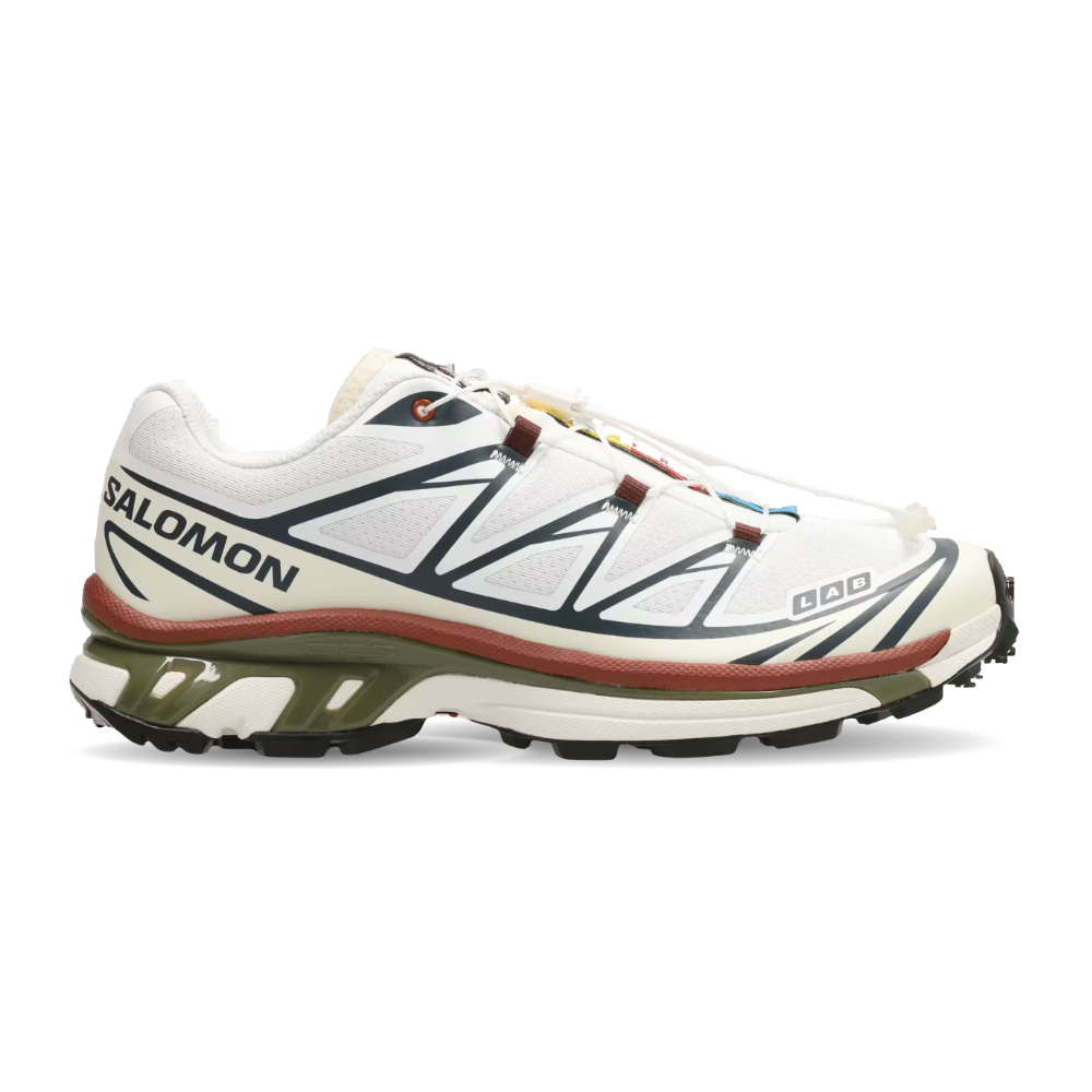 SALOMON XT-6 White Dark Slate Unisex Sportstyle Sneakers รองเท้าผ้าใบ L49275700 Official Store