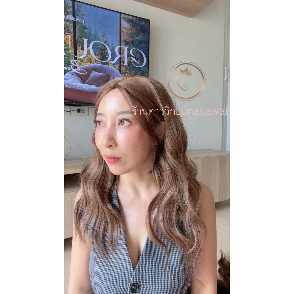 ปิดหงอกมาม่าMMยาว45-50ซม (ปิดผมหงอก/ผมบาง)
