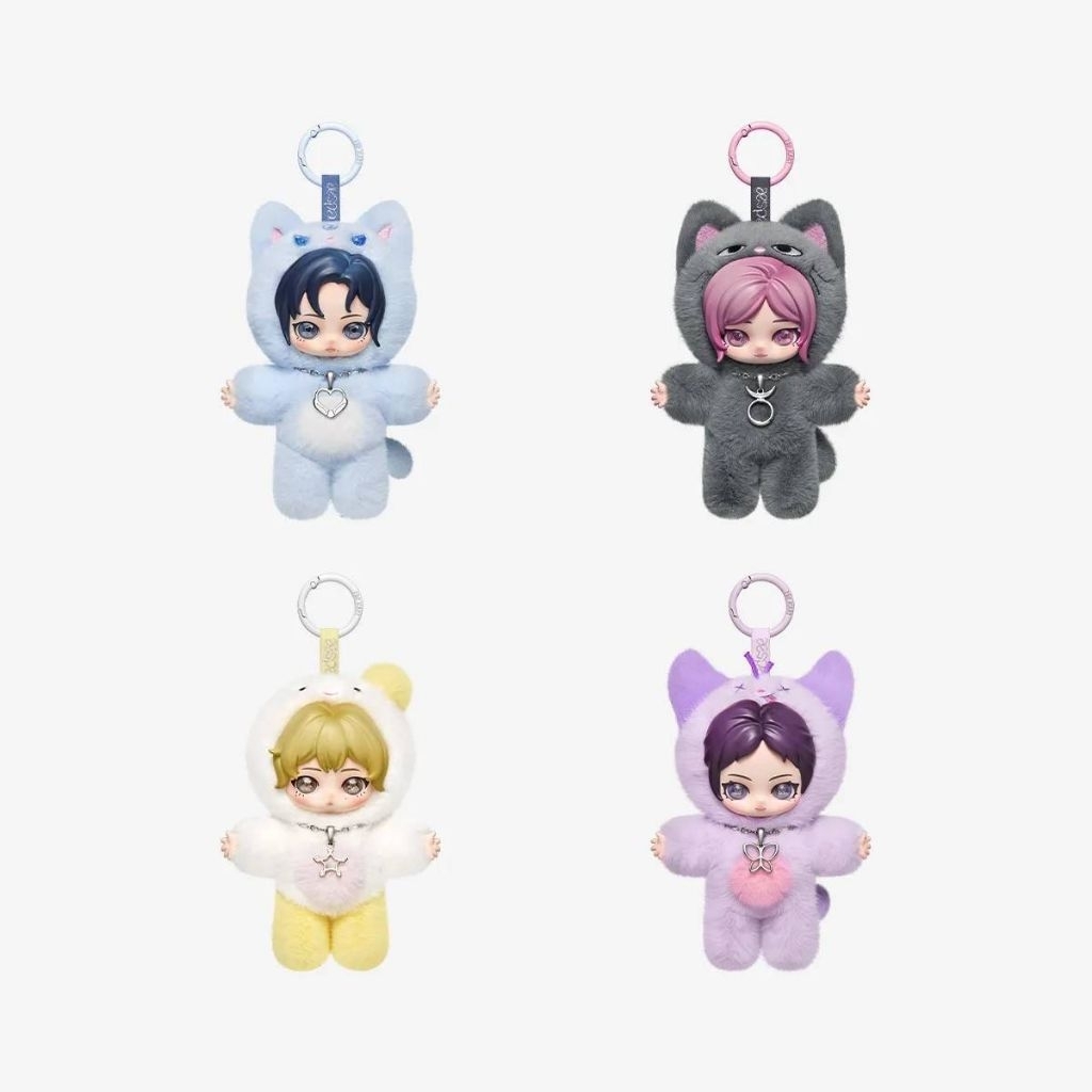 🐱พร้อมส่งจากไทย🐱 พวงกุญแจ Aespa สุดลิมิเต็ด aespa Fluffy Club Series Vinyl Plush Doll Pendant ของแท้