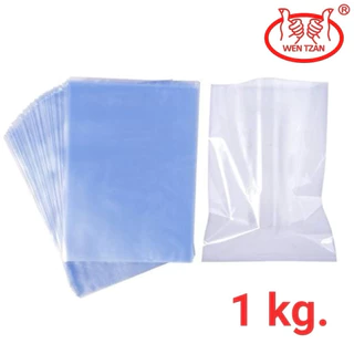 ถุงฟิล์มหด PVC Shrink Film แพค 1kg (หน่วยนิ้ว) ถุงหดเป่าลมร้อน จากโรงงานผู้ผลิต
