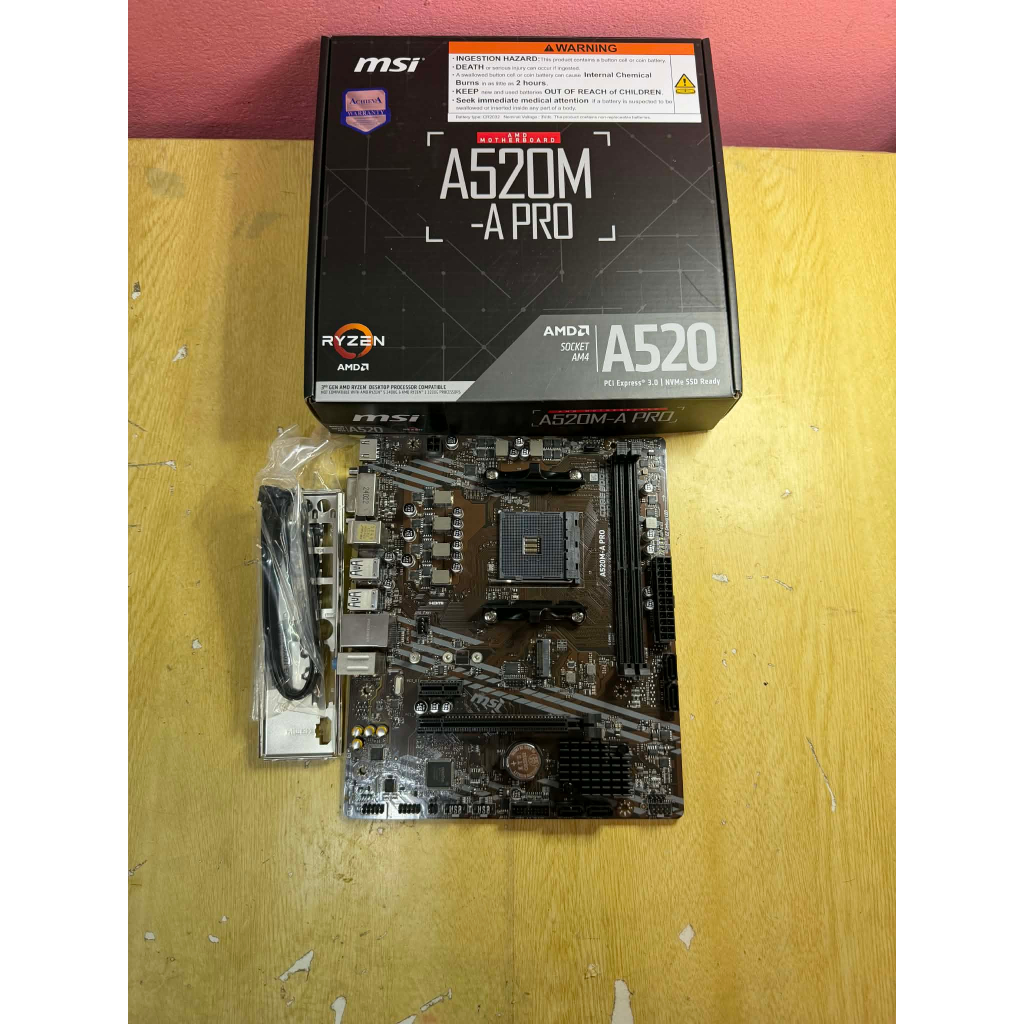 ขายMBมือสอง MSI A520M-A PRO AM4