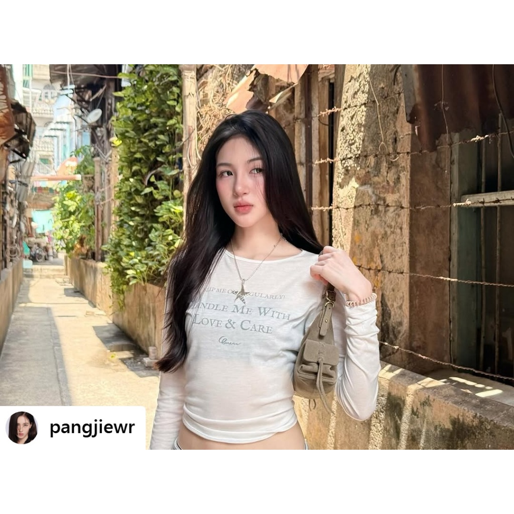 -Quera Handle Top- เสื้อผ้าซีทรู รูปที่ 7