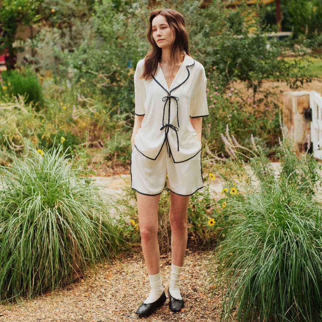 MUSLIN Luna - Silk Satin Pajamas [Maison De Reve Collection]