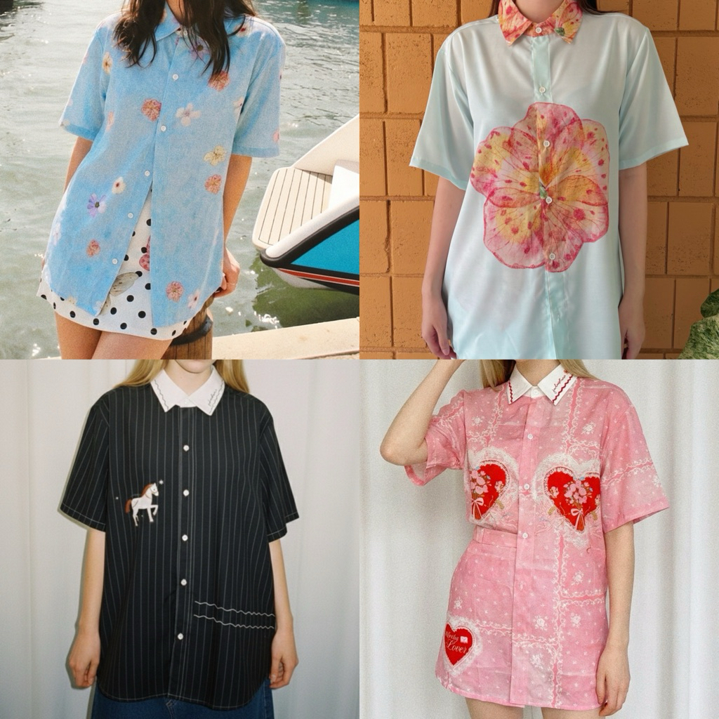 Daddy Shirt 💘✨🌺เสื้อเชิ้ต Oversized