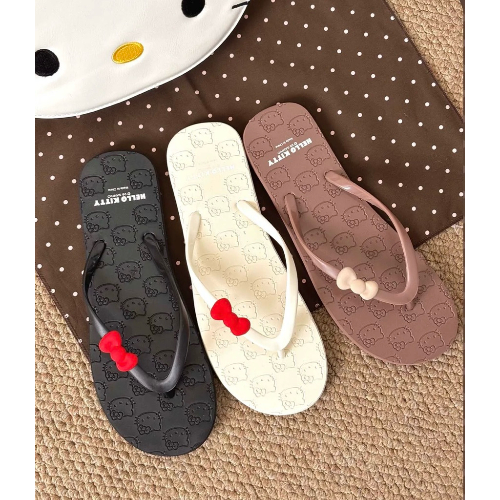 [พร้อมส่ง/ส่งด่วน] Hello Kitty Sandals รองเท้าแตะ Hello Kitty น่ารักมากก 🥰