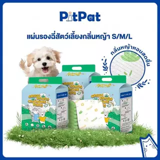 Pitpat （Petcho）แผ่นรองฉี่สัตว์เลี้ยง แผ่นซับฉี่หมา กลิ่นหญ้าสดชื่น ดูดซับไว ลดกลิ่น กันซึม ไม่รั่ว สำหรับฝึกขับถ่าย