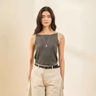 avocado - Cosmos Knit Camisole สายเดี่ยวคอปาด ดีไซน์เรียบง่าย ใส่ได้ทุกวัน