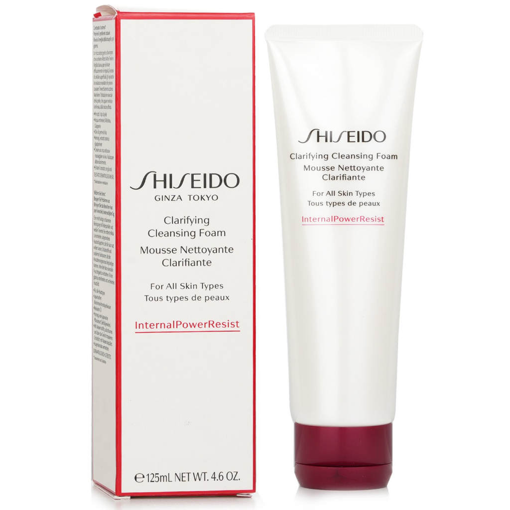 Shiseido Clarifying Cleansing Foam - Facial Cleansing Foam 125ml Smoother, Radiant Complexion