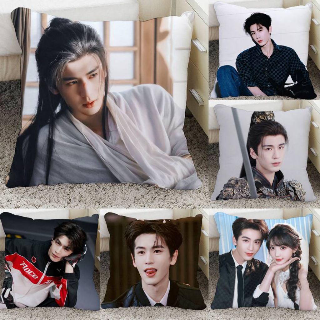 หมอนลายซีรีย์ล่าหยกใช้หนุนใช้อิงหรือจะมีติดไว้ในรถก็ได้สาวๆติ่งจางหลินเหอ