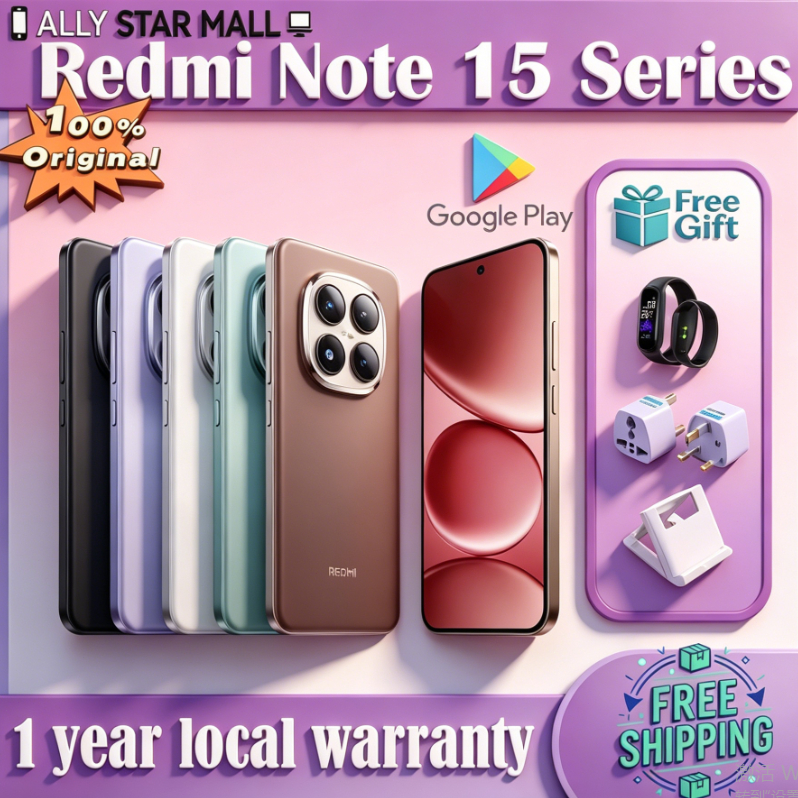 Redmi Note 15 Pro+/15 Pro Plus Snapdragon 7s Gen 4 Redmi Note 15 Pro Dimensity 7400 Ultra Redmi Note 15 โทรศัพท์