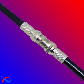 (1 ชุด) ชุดแจ็คต่อสาย RG6 สายอากาศทีวี, สายจานดาวเทียม