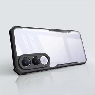 เคสขอบดำ เคสใส สำหรับ Vivo V70FE กันกระแทก สำหรับ วีโว่ HHL ตรงรุ่น