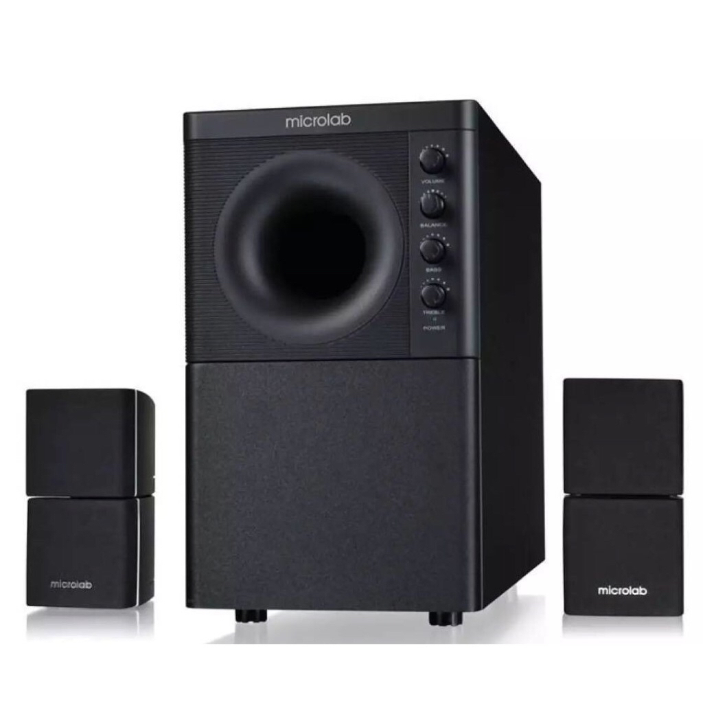MICROLAB X2 (2.1)ลำโพง(X2)BLUETOOTH Black