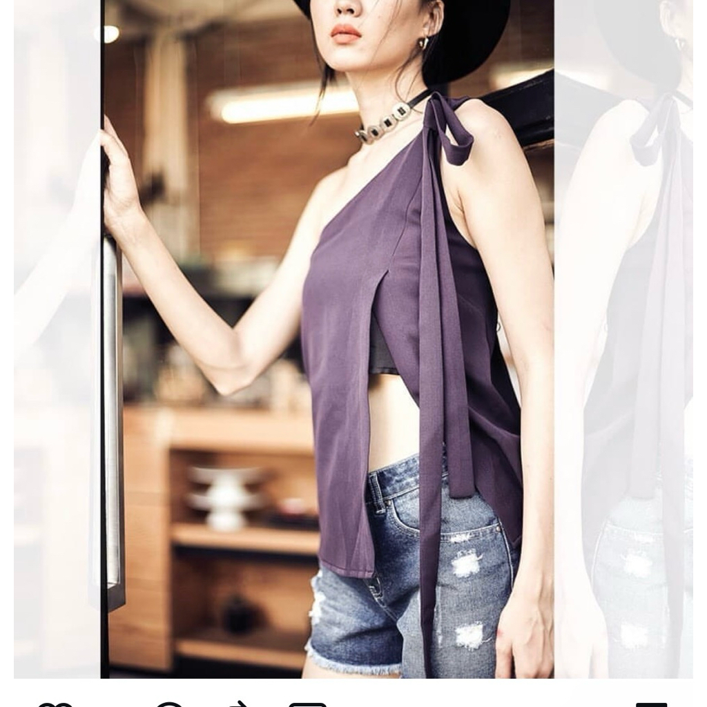 เสื้อไหล่เดียว จากร้าน m2spop