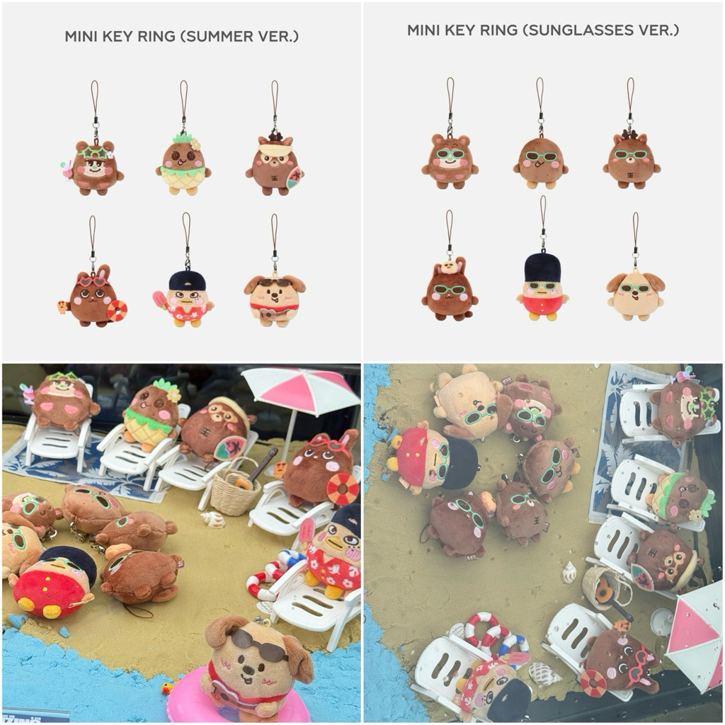 พร้อมส่ง ✨ 2025 RIIZE CONCERT TOUR [RIIZING LOUD] - MINI DOLL KEY RING (SUMMER / SUNGLASSES ver.)