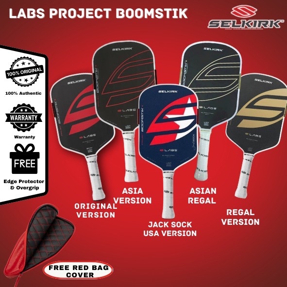 Selkirk LABS Project Boomstik US/Asia Elongated Versions 16mm - Pickleball Paddle