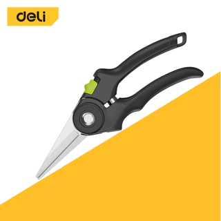 Deli กรรไกรตัดกิ่ง กรรไกรแต่งกิ่ง SK5 ระบบล็อคนิรภัย ด้ามยาวพิเศษ ขนาด 9 นิ้ว Pruning Shears